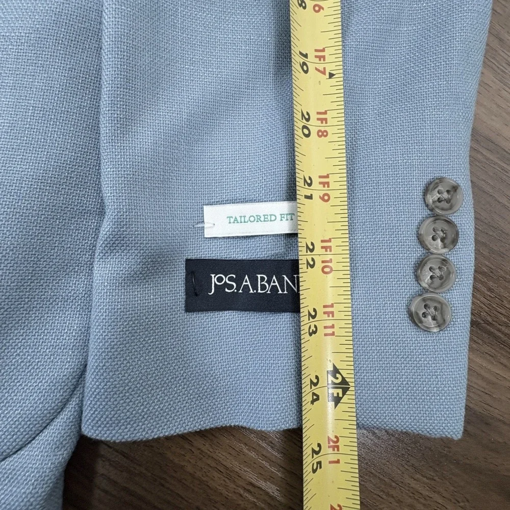 Jos A Bank Sport Coat Mens 42R Light Blue NEW Tailored Fit Notch Lapel Old Money